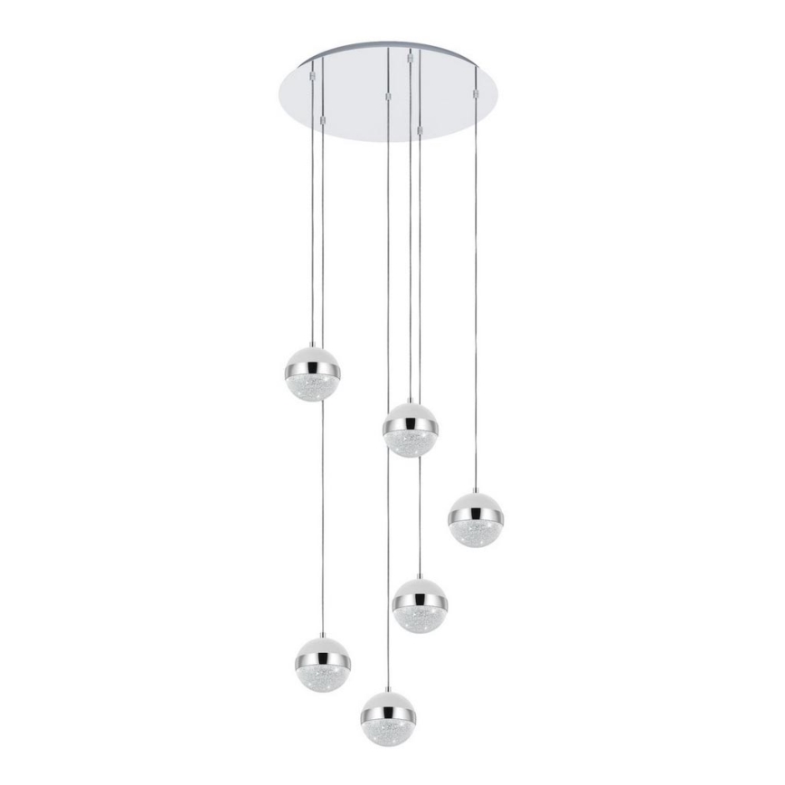 Eglo - LED Luster na lanku 6xG9/3W/230V