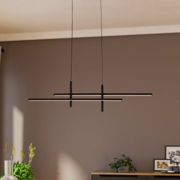 Eglo - LED luster na lanku LED/20W/230V čierny