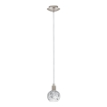 Eglo - LED Luster na lanku MY CHOICE 1xE14/4W/230V matný chróm/biela/čierna