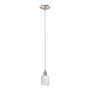 Eglo - LED Luster na lanku MY CHOICE 1xE14/4W/230V matný chróm/biela