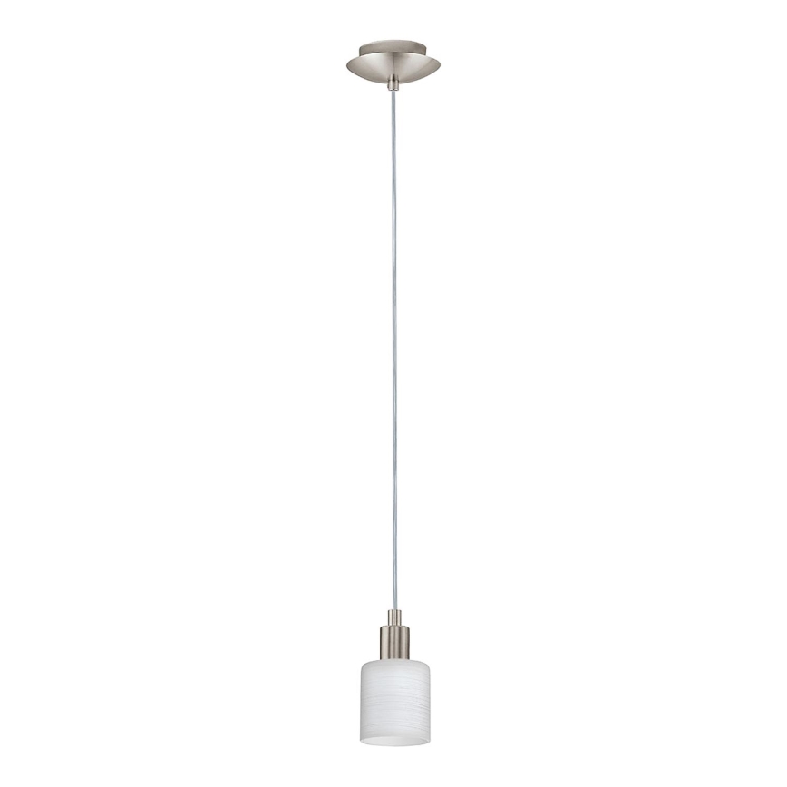 Eglo - LED Luster na lanku MY CHOICE 1xE14/4W/230V matný chróm/biela