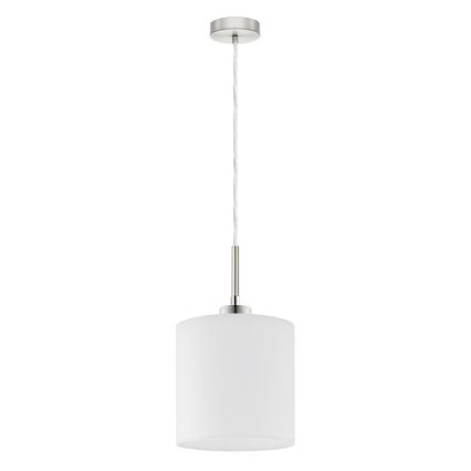Eglo - LED Luster na lanku TUNJA 1xE27/60W/230V biela