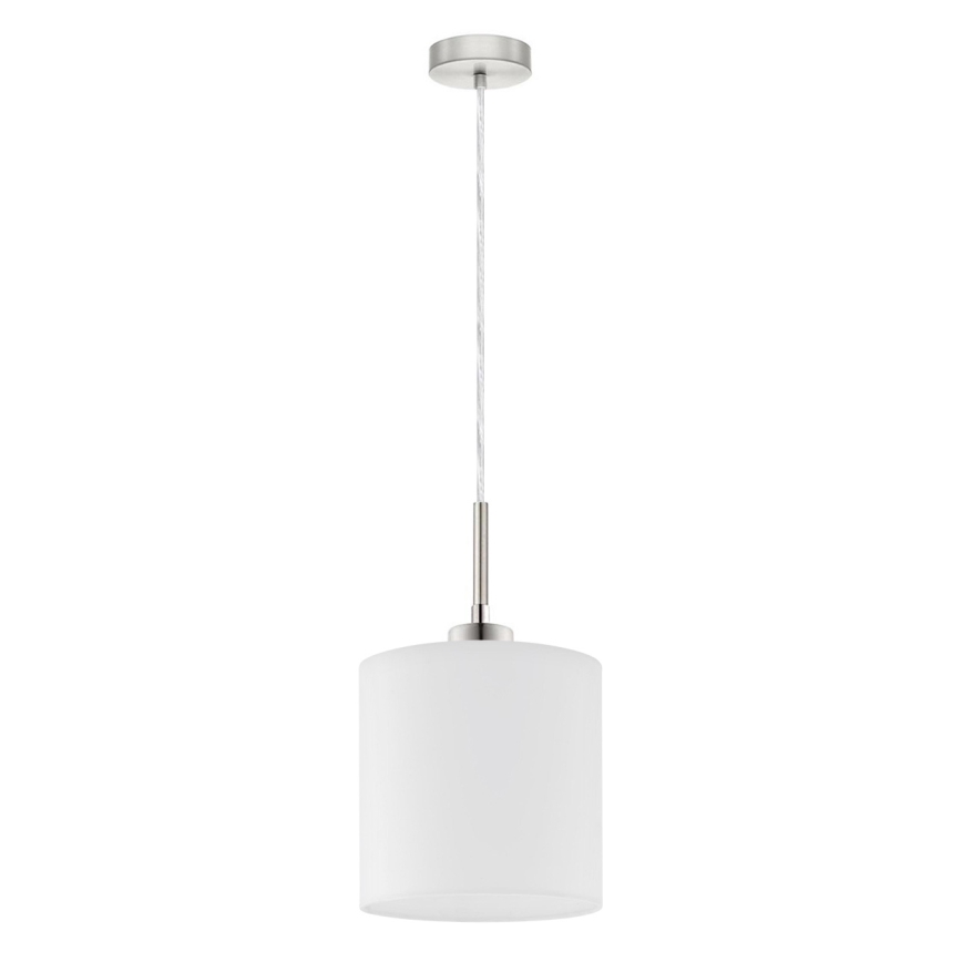 Eglo - LED Luster na lanku TUNJA 1xE27/60W/230V biela