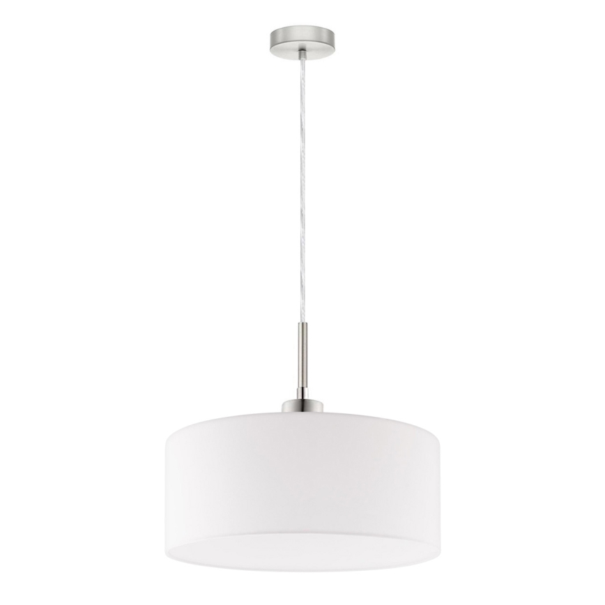 Eglo - LED Luster na lanku TUNJA 1xE27/60W/230V biela