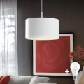 Eglo - LED Luster na lanku TUNJA 1xE27/60W/230V biela