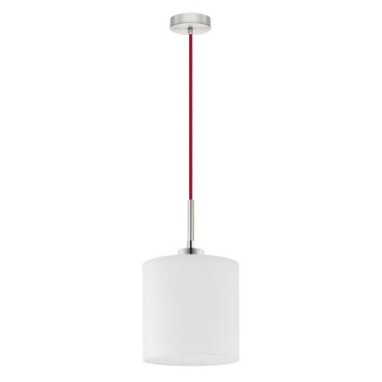 Eglo - LED  Luster na lanku TUNJA 1xE27/60W/230V biela