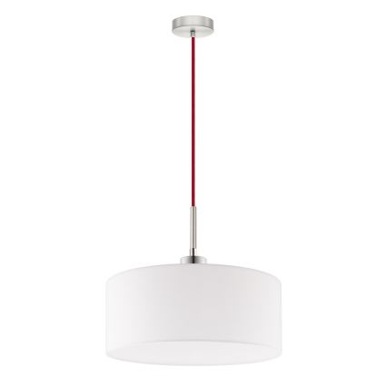 Eglo - LED  Luster na lanku TUNJA 1xE27/60W/230V biela