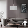 Eglo - LED  Luster na lanku TUNJA 1xE27/60W/230V biela