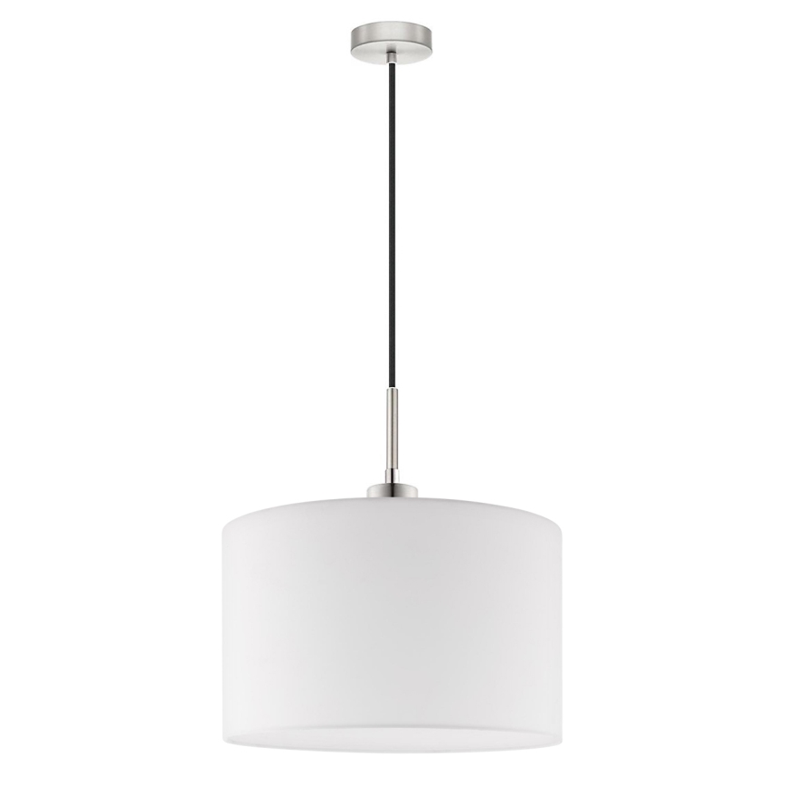 Eglo - LED  Luster na lanku TUNJA 1xE27/60W/230V biela