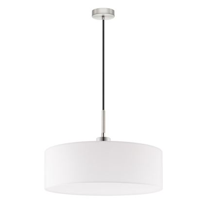 Eglo - LED  Luster na lanku TUNJA 1xE27/60W/230V biela