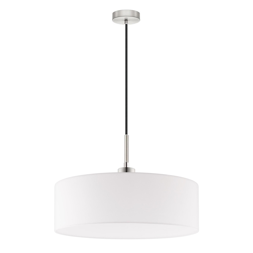 Eglo - LED  Luster na lanku TUNJA 1xE27/60W/230V biela