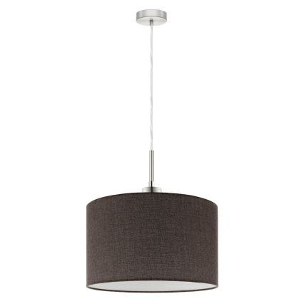 Eglo - LED Luster na lanku TUNJA 1xE27/60W/230V hnedá
