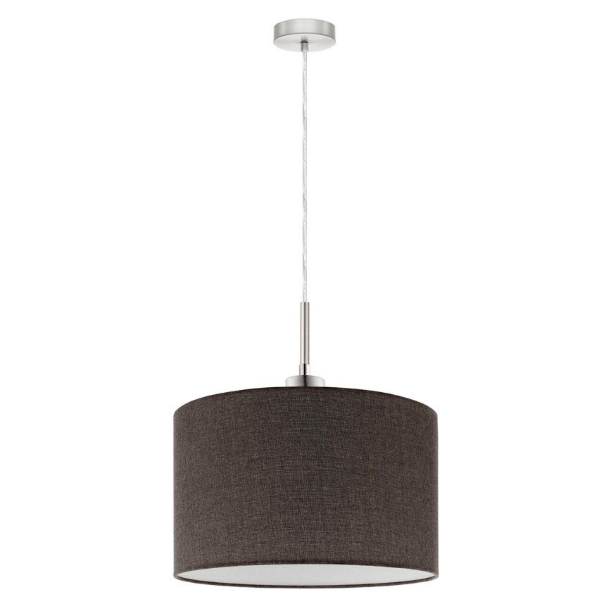 Eglo - LED Luster na lanku TUNJA 1xE27/60W/230V hnedá