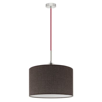 Eglo - LED  Luster na lanku TUNJA 1xE27/60W/230V hnedá