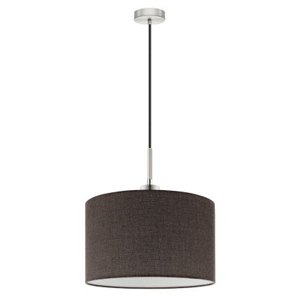 Eglo - LED  Luster na lanku TUNJA 1xE27/60W/230V hnedá