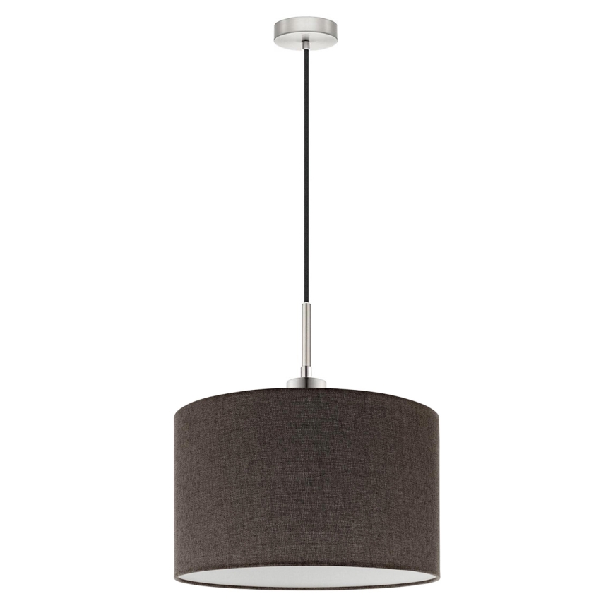 Eglo - LED  Luster na lanku TUNJA 1xE27/60W/230V hnedá