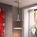 Eglo - LED luster na lanku TUNJA 1xE27/60W/230V pr. 20 cm hnedá/čierna