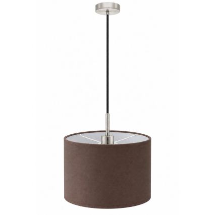 Eglo - LED luster na lanku TUNJA 1xE27/60W/230V pr. 20 cm hnedá/čierna