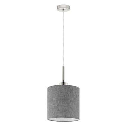 Eglo - LED Luster na lanku TUNJA 1xE27/60W/230V šedá