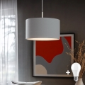 Eglo - LED Luster na lanku TUNJA 1xE27/60W/230V šedá