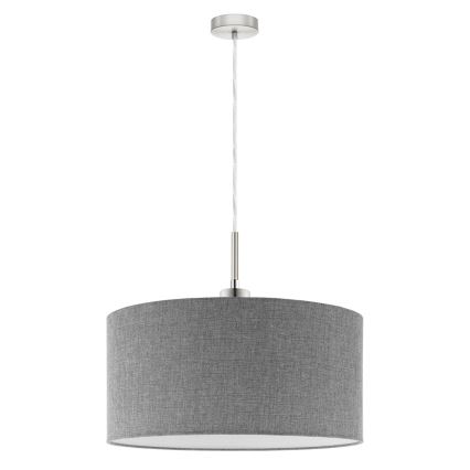 Eglo - LED Luster na lanku TUNJA 1xE27/60W/230V šedá