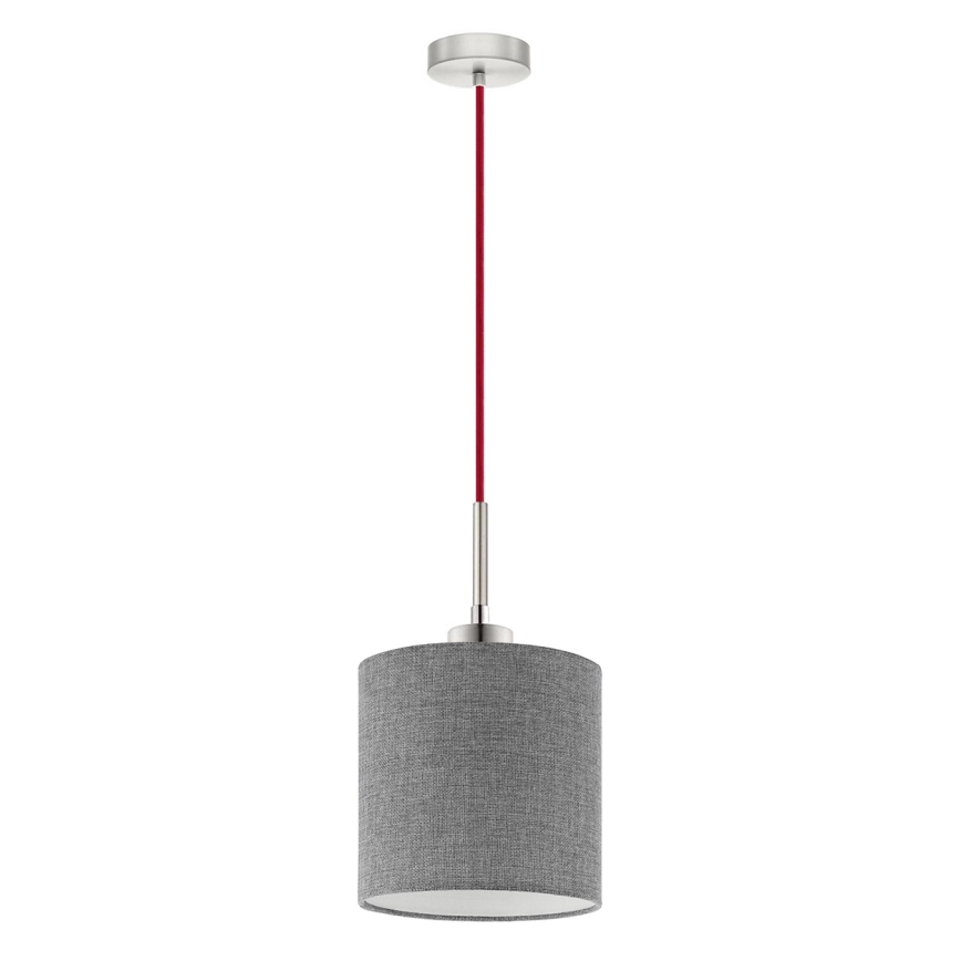 Eglo - LED  Luster na lanku TUNJA 1xE27/60W/230V šedá