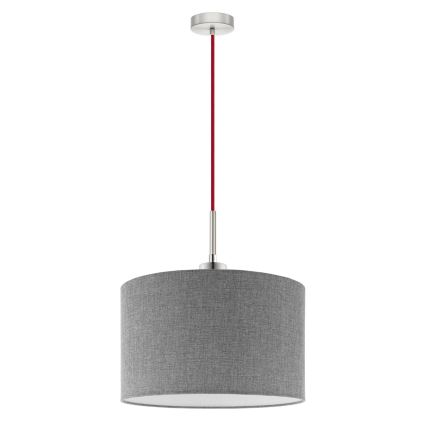 Eglo - LED  Luster na lanku TUNJA 1xE27/60W/230V šedá