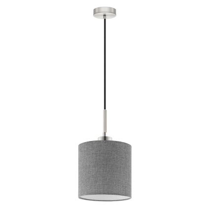 Eglo - LED  Luster na lanku TUNJA 1xE27/60W/230V šedá