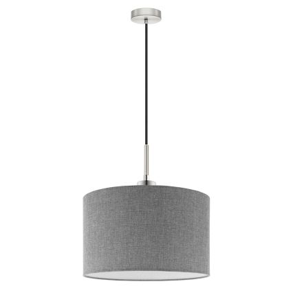 Eglo - LED  Luster na lanku TUNJA 1xE27/60W/230V šedá