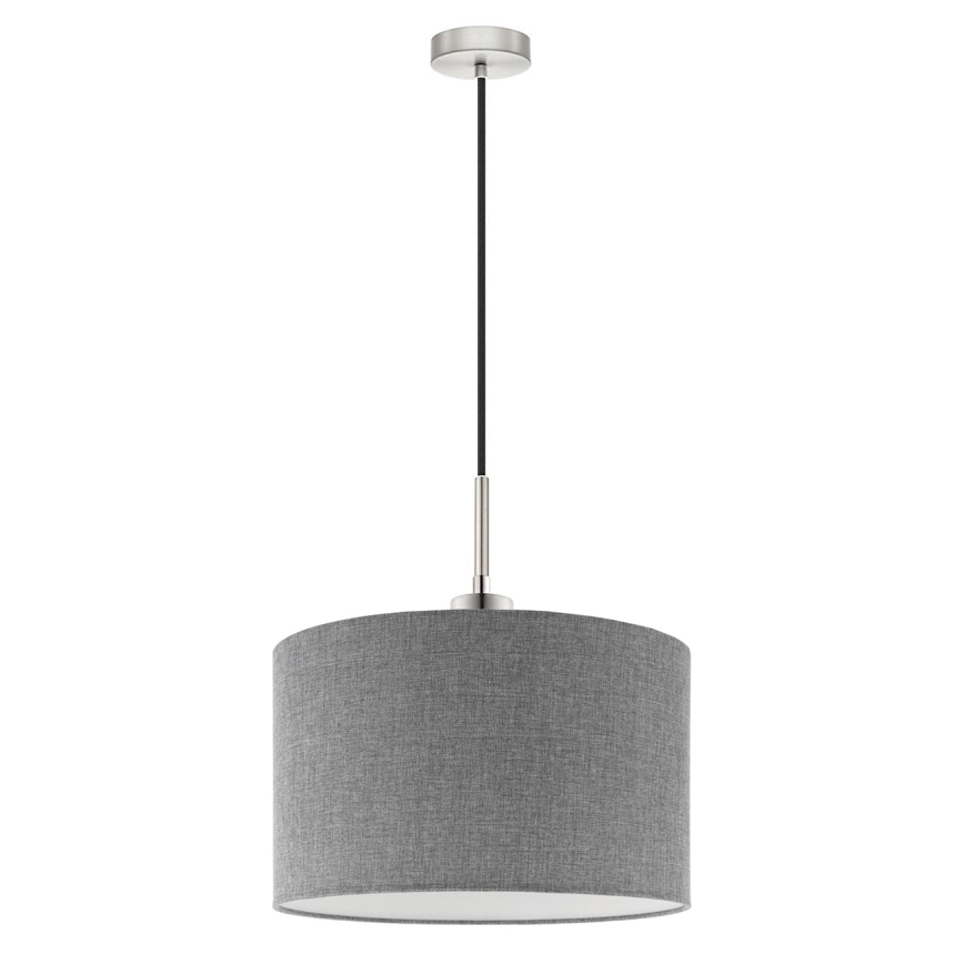 Eglo - LED  Luster na lanku TUNJA 1xE27/60W/230V šedá