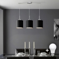 Eglo - LED  Luster na lanku TUNJA 3xE27/60W/230V čierna