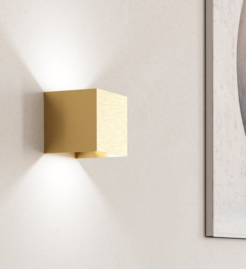 Eglo - LED Nástenné svietidlo 2xLED/1,5W/230V 3000K zlatá