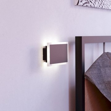 Eglo - LED Nástenné svietidlo LED/12W/230V 3000K 12x23 cm čierna