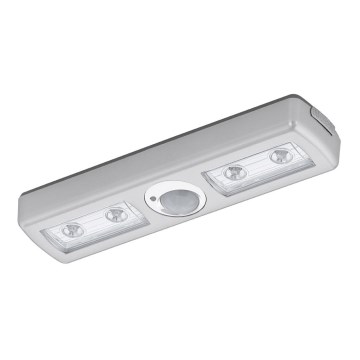 Eglo - LED Orientačné svietidlo so senzorom 4xLED/3xAAA
