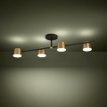 Eglo - LED Prisadený luster 4xGU10/4,6W/230V 3000K zlatá