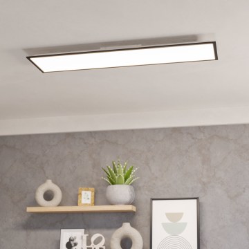 Eglo - LED prisadený panel LED/33W/230V 2700/4000/6500K 120x30 cm čierny