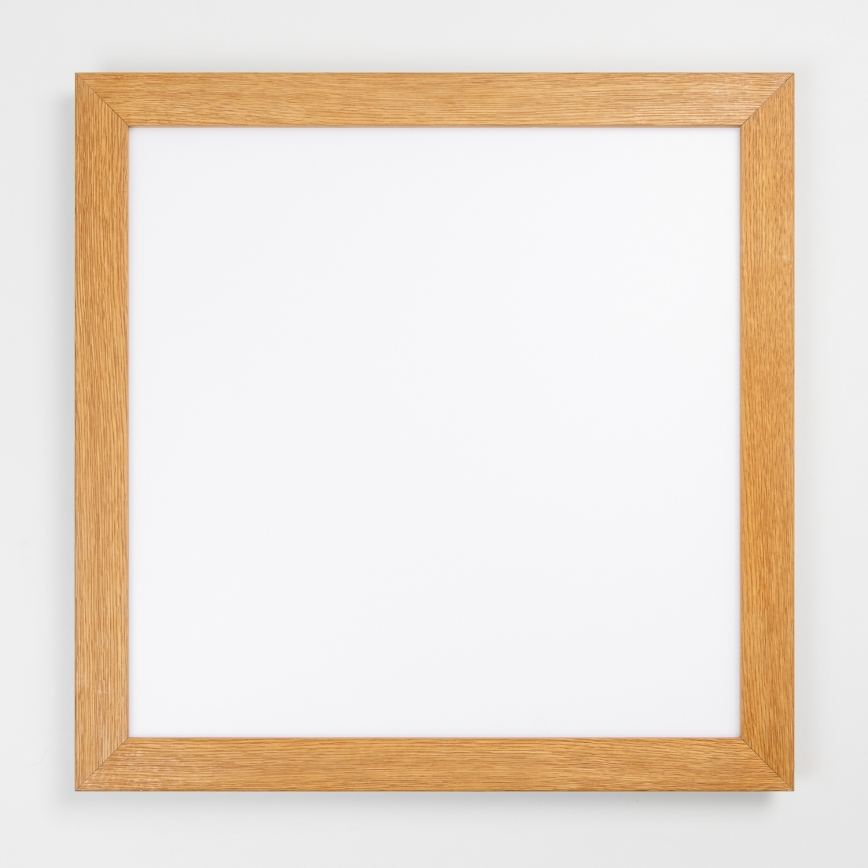 Eglo - LED Prisadený panel SALOBRENA WOOD LED/31W/230V 64x64 cm hnedá