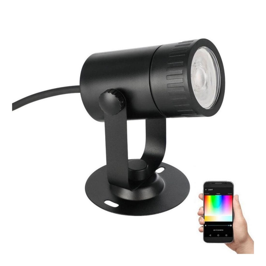 Eglo - LED RGB Stmievateľná vonkajšia lampa 1xGU10/5W/230V 2700-6500K IP65