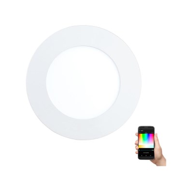 Eglo - LED RGB stmievateľné podhľadové svietidlo FUEVA-C LED/5,4W/230V priemer 12 cm
