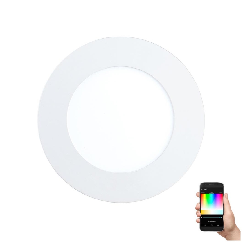 Eglo - LED RGB stmievateľné podhľadové svietidlo FUEVA-C LED/5,4W/230V priemer 12 cm