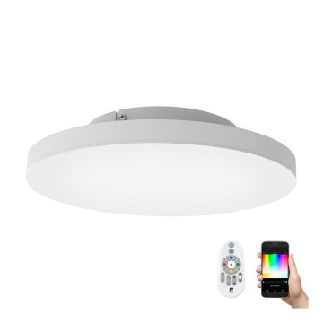 Eglo - LED RGB Stmievateľné stropné svietidlo TURCONA-C LED/20W/230V + DO
