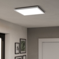 Eglo - LED RGBW Stlmiteľné stropné svietidlo do kúpeľne LED/17,6W/230V 2700-6500K 39x39 cm IP44 biela ZigBee