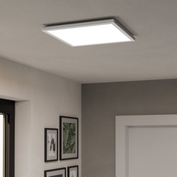 Eglo - LED RGBW Stlmiteľné stropné svietidlo do kúpeľne LED/17,6W/230V 2700-6500K 39x39 cm IP44 biela ZigBee