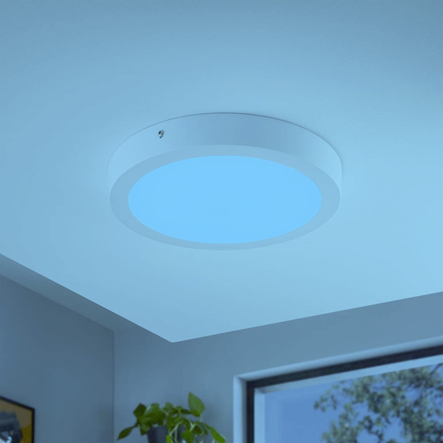 Eglo - LED RGBW stmievateľné stropné svietidlo FUEVA-C LED/21W/230V pr. 30 cm