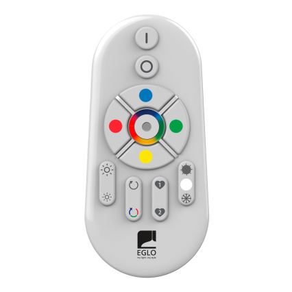 Eglo - LED RGBW Stmievateľný prisadený/podhľadový panel SALOBRENA-C WOOD LED/34W/230V 2700-6500K 34x124 cm tmavohnedá + diaľkové ovládanie