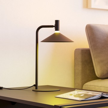 Eglo - LED RGBW stmievateľná stolná lampa LED/7,5W/230V 2700-6500K čierna