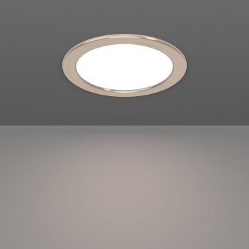 Eglo - LED RGBW Stmievateľné kúpeľňové podhľadové svietidlo LED/9,5W/230V 2700-6500K pr. 16,8 cm IP44 matný chróm