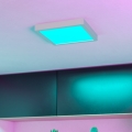 Eglo - LED RGBW stmievateľné kúpeľňové stropné svietidlo LED/10,5W/230V 2700-6500K 22x22 cm IP44 biela