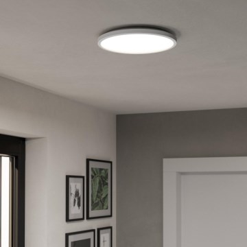 Eglo - LED RGBW Stmievateľné kúpeľňové stropné svietidlo LED/13,9W/230V 2700-6500K pr. 30 cm IP44 biela ZigBee