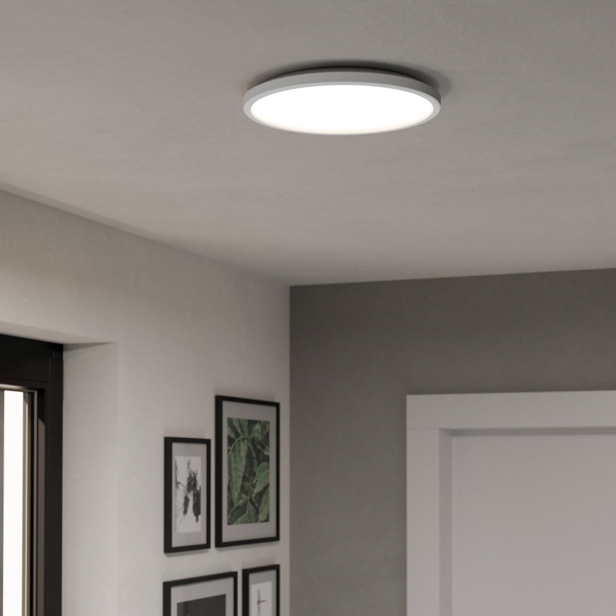 Eglo - LED RGBW Stmievateľné kúpeľňové stropné svietidlo LED/13,9W/230V 2700-6500K pr. 30 cm IP44 biela ZigBee